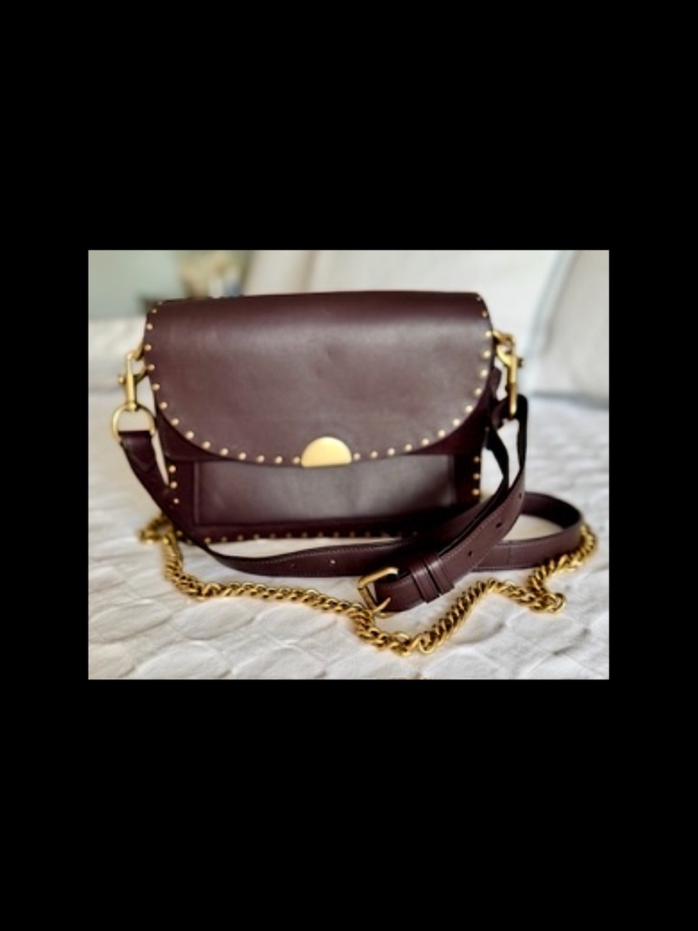 Coach dreamer handbag with rivets - Picture 3 of 8